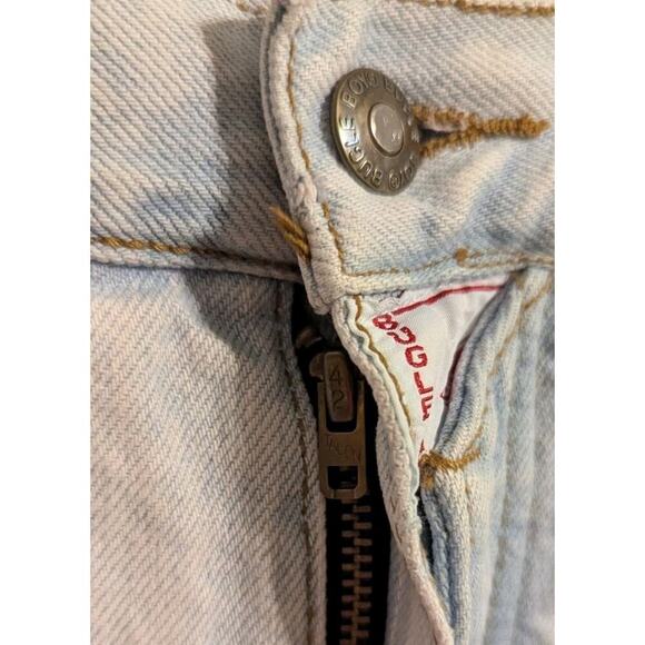 Vintage 80s Bugle Boy Tapered Leg Light Wash Mom Jeans 27 X 30 U - Picture 12 of 13